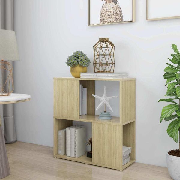 Maison Exclusive - Libreria In Rovere Sonoma 60X24X63 Cm Materiale Ligneo-image