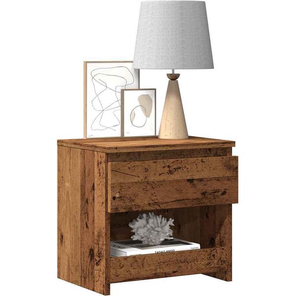 Maison Exclusive - Comodini 2 Pezzi Legno Antico 40X30X39 Cm Materiale Ligneo-image