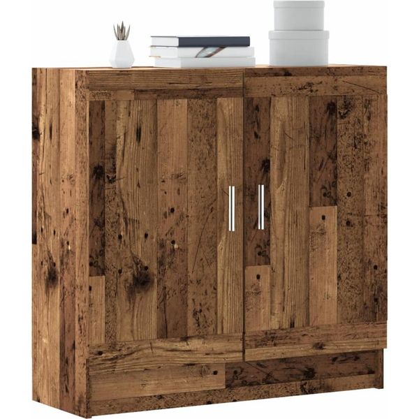 Maison Exclusive - Libreria Effetto Legno Antico 82,5X30,5X80 Cm Materiale Ligneo-image