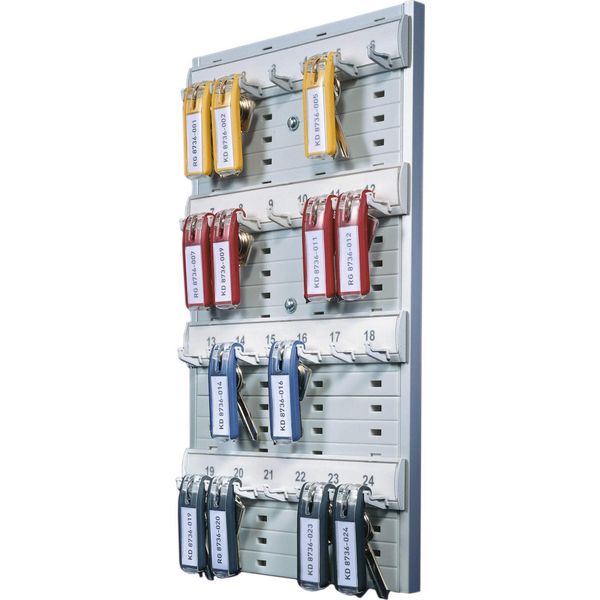 Durable Pannello Portachiavi Key Board Per 24 Portachiavi, Grigio, 195610-image