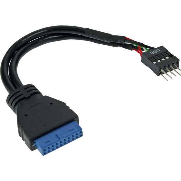 Inline® 33446I Cavo Adattatore Usb 3.0 - 2.0 Interno, Connettore Usb 3.0 - Usb 2.0, 0,15 M-image