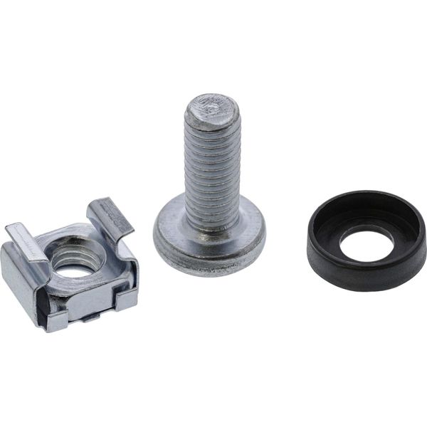 Inline® 01950B Set Di Dadi A Gabbia M6, 50X Dadi A Gabbia, Rondelle, Viti Cad-image