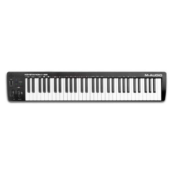 M-AUDIO Keystation 61 MK3 Midi Keyboard 61 Keys Usb Black, White-image