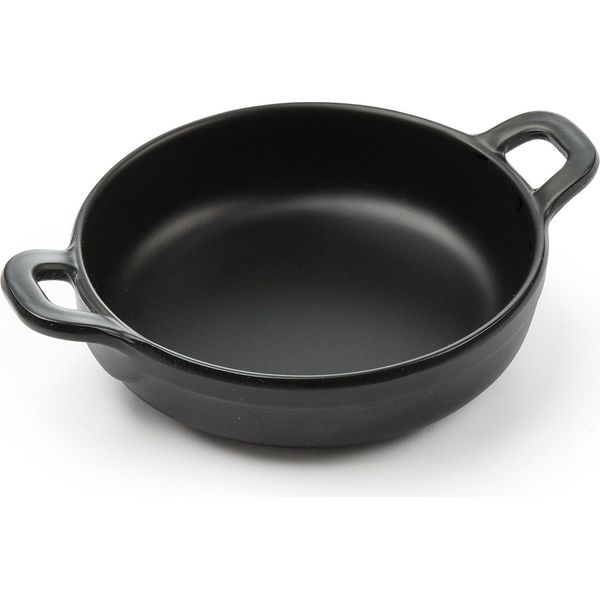 Hendi Miniatur-Pfanne Aus Melamin, Rund, Schwarz, 150X115X(H)37Mm-image