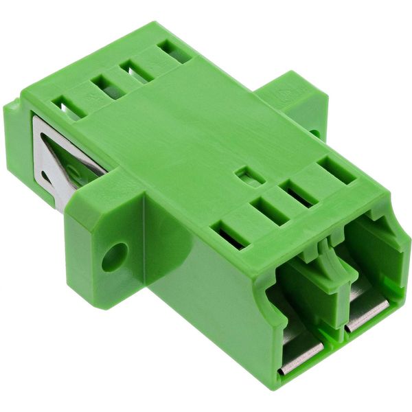 Accoppiatore In Fibra Ottica Inline®, Duplex Lc/Lc, Monomodale, Verde, Manicotto In Ceramica, Per Installazione-image