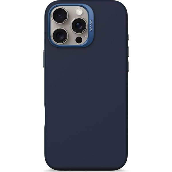 Custodia In Silicone Decoded, Cover, Apple, Iphone 16 Pro Max, 17,5 Cm (6,9"), Blau"-image