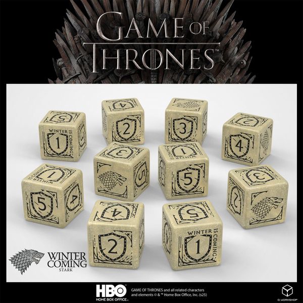 Kostky Game Of Thrones - Stark (10K)-image
