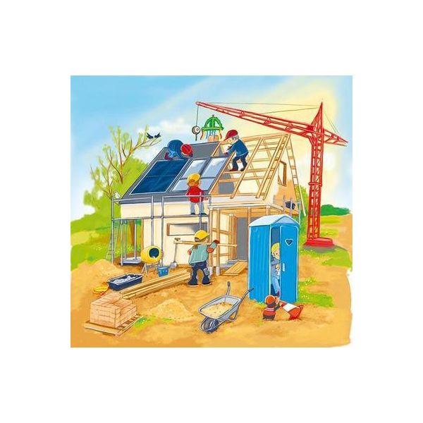 Puzzle A Strati Stiamo Costruendo Una Casa-image