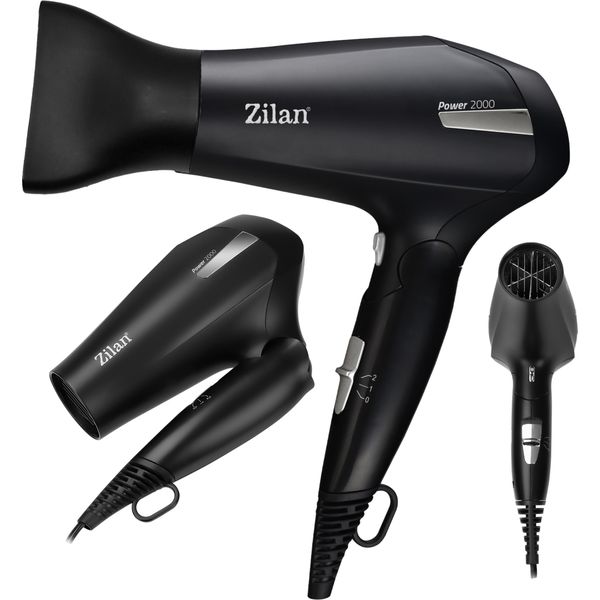 Zilan Asciugacapelli Da Viaggio Pieghevole Con Concentratore Asciugacapelli Asciugacapelli Cappa Di Asciugatura Aria Calda Soffiante Styling Asciugacapelli Soffiatore Asciugacapelli Asciugacapelli Asciugacapelli Asciugacapelli Asciugacapelli Asciugacapelli Motore Dc 2000W-image