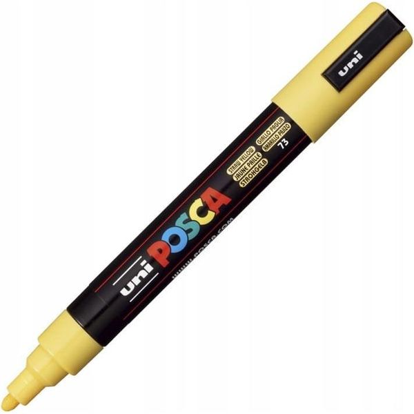 Uni-Ball Marcatore A Pigmento Posca (PC-5M), Giallo Paglierino-image