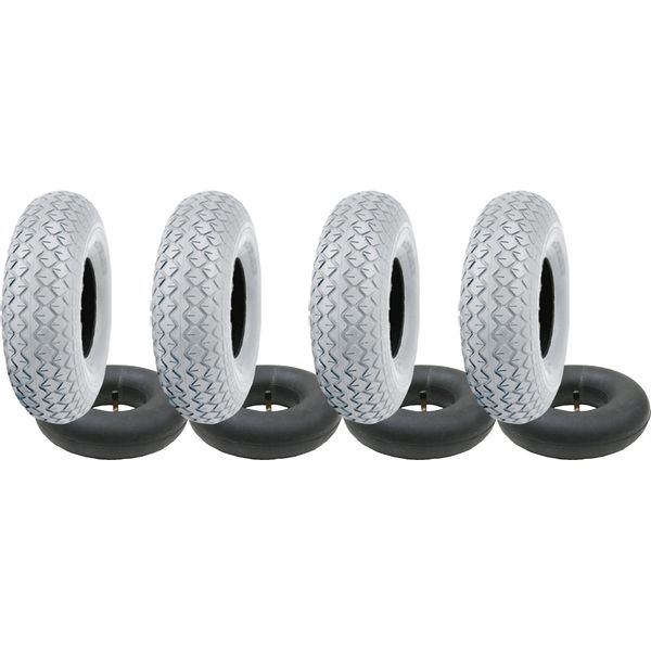 2.80/2.50-4 Set Di Pneumatici E Tubi Per Scooter A Mobilità Grigia TR87 (Set Di 4)-image