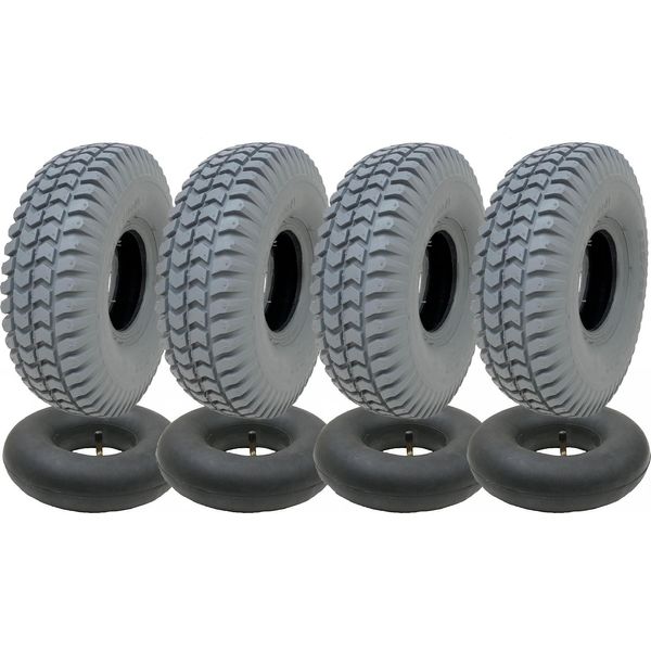 260X85 Grigio Set Di Pneumatici E Tubi Per Scooter Di Mobilità 3.00X4 Battistrada P6023 (Set Di 4)-image