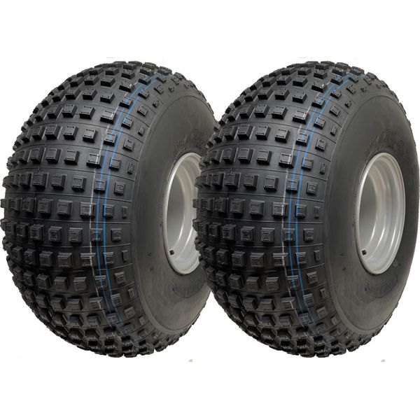 25X12.00-9 Pneumatici Atv Quad Con Tasselli Wanda P318 Gator 4 Stud 4 Inch Pcd (Set Di 2)-image
