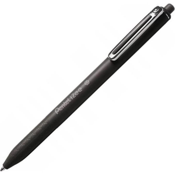Pentel BX467-A Penna A Sfera Nero Penna A Sfera Retrattile A Clip-image