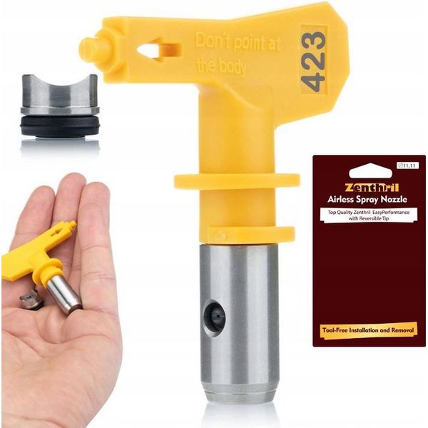 Zenthril Easyperformance 423 – Ugello Per Verniciatura Ad Alta Pressione | Larghezza Di Spruzzo 20 Cm-image