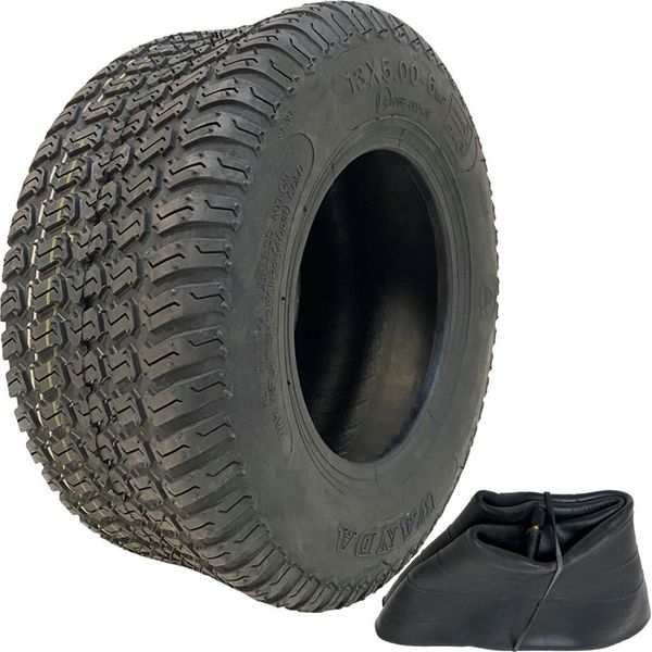 13X5.00-6 4Pr Wanda P332 Grass Tyre Tl & 13X5.00-6 TR13 Tube-image
