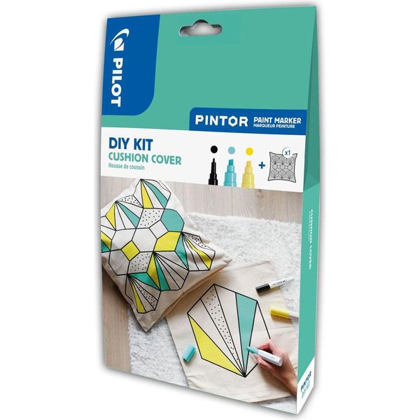 Pilot 4160CC Set Di Pennarelli Creativi Pintor Copricuscino Fai Da Te - 4 Pz.-image