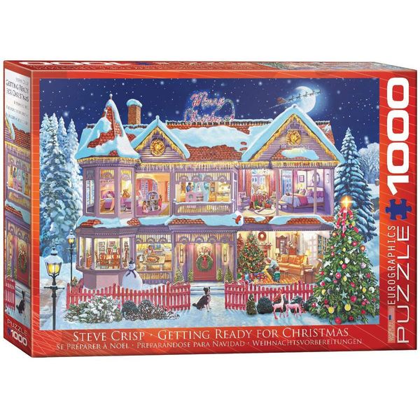Puzzle Da 1000 Pezzi - Puzzle - Natale Incantato + Puzzle Cornice In Alluminio Per 1000 Pezzi-image