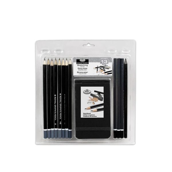 Royal & Langnickel Essentials™ Set Artistico Per Schizzi Da 13 Pezzi Con Quaderno Per Schizzi-image
