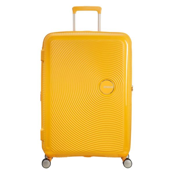 American Tourister Carrello Soundbox Spinner 77 / 28 Tsa Exp Trolley Golden Yellow Giallo-image