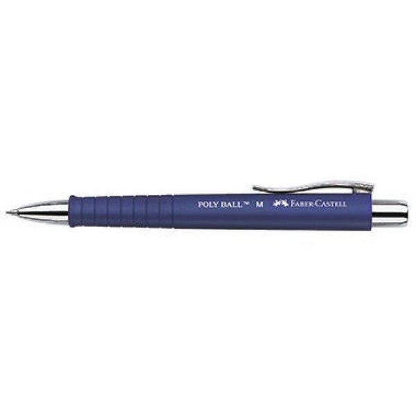 Faber-Castell 241151 Kugelschreiber Poly Ball - M, Dokumentenecht, Blau-image