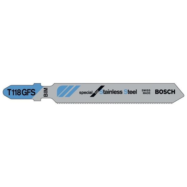 Pro Lama Per Seghetto Alternativo In Acciaio Inox T118GFS, 83 Mm, 5 Pz.-image
