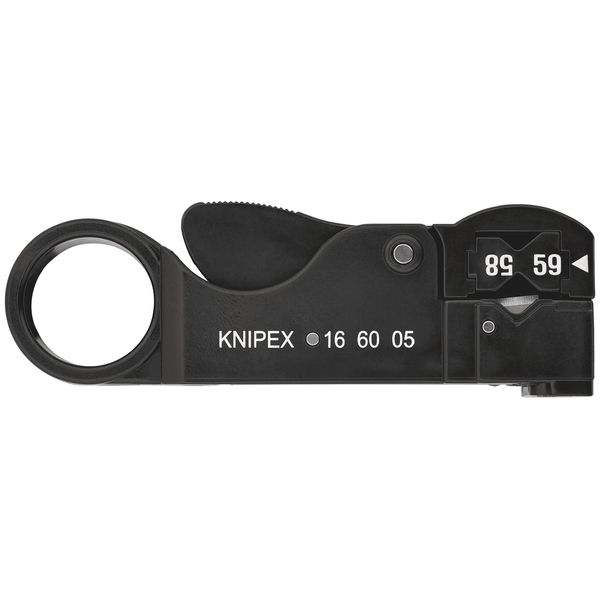 Spelacavi Knipex Per Cavi Coassiali 16 60 05 Sb Per Cavi Tipo Rg 58, Rg 59 + Rg 62, Lunghezza: 105 Mm, Peso: 73 G (16-image