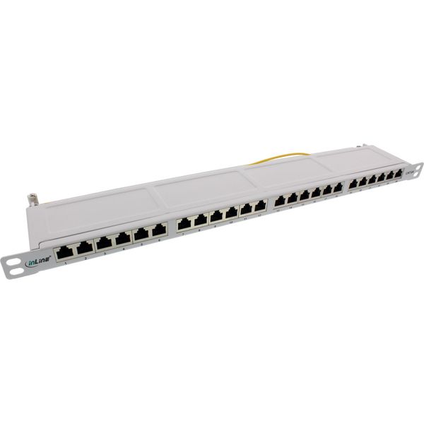 Inline - Patch Panel - RJ-45 X 24 - Hellgrau, Ral 7035 - 0.5U - 48.3 Cm (19")"-image