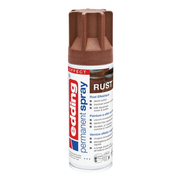 Edding 5200 Spray Permanente Lacca Acrilica Premium Effetto Ruggine Opaco 200 Ml-image