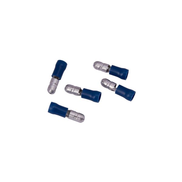 Spina Rotonda Connettore A Crimpare Isolato Sezione: 1,5 - 2,5 Mm², Dimensione Spina: 5 Mm, Blu (Dresselhaus) Venduto Solo In Confezioni Da 5, Prezzo Per Confezione-image