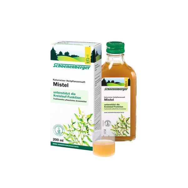 Schoenenberger Naturreiner Heilpflanzensaft Succo Di Vischio 200 Ml-image