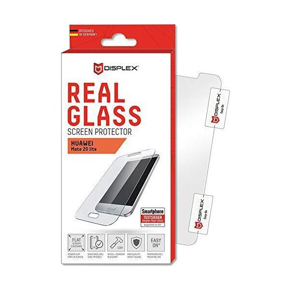 Displex Real Glass 3D Per Huawei Mate 20 Lite | Nero | Pellicola Di Vetro Per Display-image