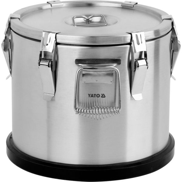 Contenitore Termico, Scaldavivande Per Alimenti, Acciaio Inox 15L-image