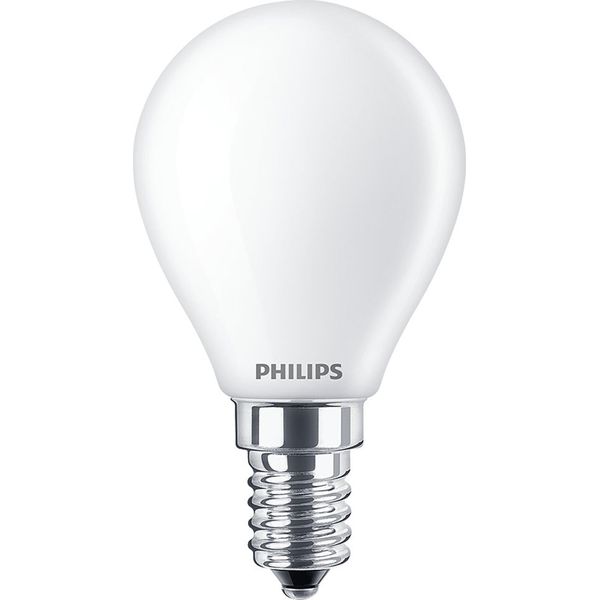 Philips E14 Lampadina Led Classica 2,2W 250Lm Bianco Caldo Opaco 8718699763411 Come Una Lampada A Incandescenza Da 25W-image