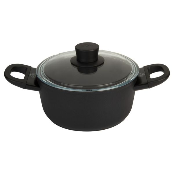 Ballarini Cucinando Avola 4,8 L Czarny Garnek Aluminiowy Z Pokrywką, 750029210-image