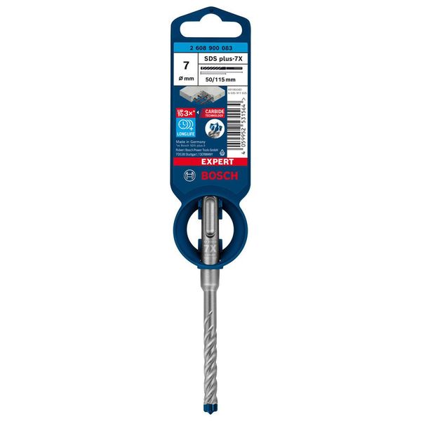 Bosch Expert Sds Plus-7X Trapano A Percussione, 7 X 50 X 115 Mm. Trapani A Percussione 2608900083-image