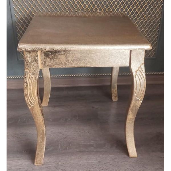 Casa Padrino - Tavolino Barocco Oro - Tavolo In Legno Massiccio Fatto A Mano In Stile Barocco - Mobili Da Salotto Barocchi - Nobile & Magnifico-image