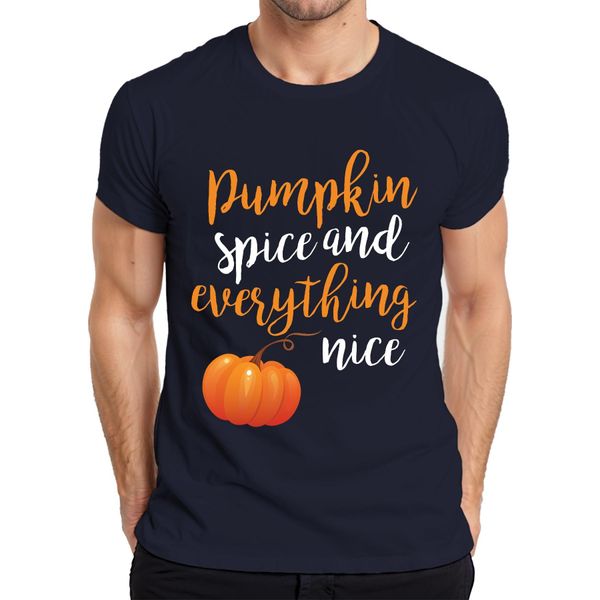 Maglietta Herren Herbst KüRbis Halloween Süß Herren, Navy, S-image