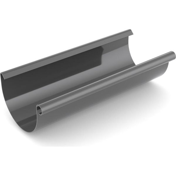 Bryza Gutter, Grondaia In Plastica Ø 75 Mm, Lunghezza 4 M, Antracite Ral 7021-image