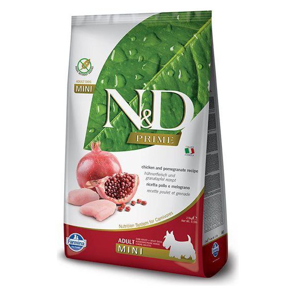 N&D Prime Dog Adult Mini Pollo E Melograno 2,5 Kg-image