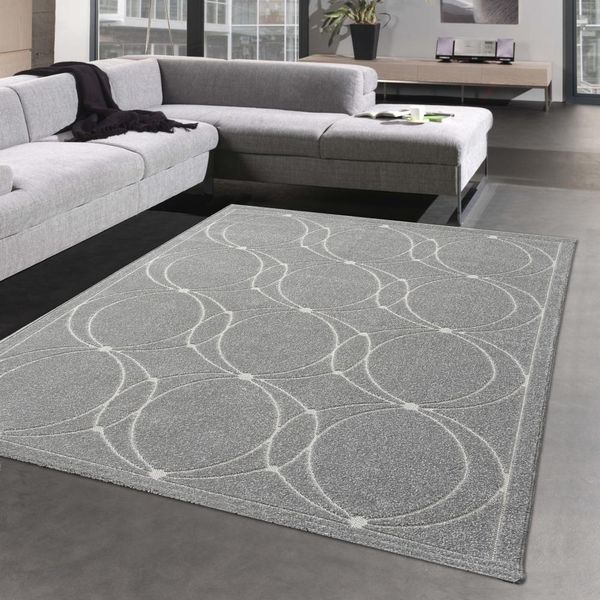 Tappeto Orientale Con Splendidi Ornamenti | Per Interni Ed Esterni | In Grigio Dimensioni - 200 X 290 Cm-image