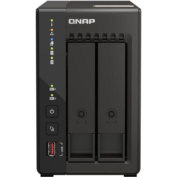 Qnap QVP-21C Server Nas/Di Archiviazione Tower Intel® Celeron® J6412 8 Gb DDR4 0 Tb Qvr Pro Nero-image