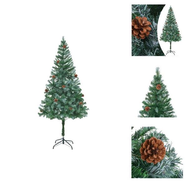 Vidaxl Albero Di Natale Artificiale Con Pigne 180 Cm - Alberi Di Natale-image
