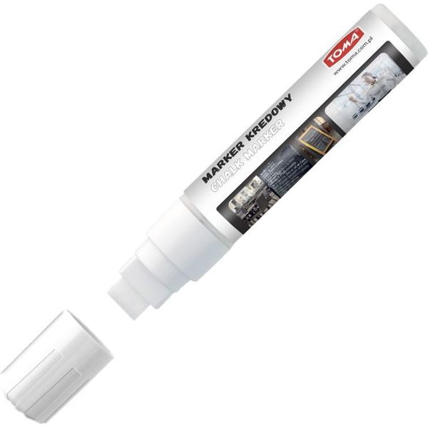 Pennarello A Gesso 15X8 Mm Bianco Toma-image