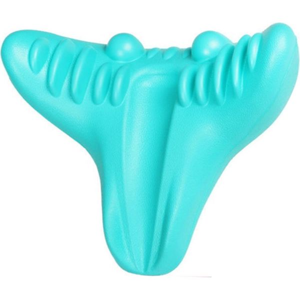 Cuscino Massaggiatore Di Agopressione Del Collo Dispositivo Di Trazione Cervicale Ergonomico Di Rilassamento Muscolare Per Uomini E Donne-image