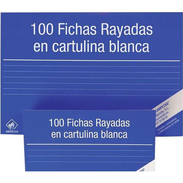 Mariola 3112R Cartella 125X75 Mm 100 Unità Blu Blu Taglia Unica-image