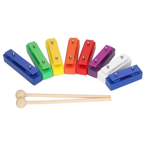 Xilofono 8 Note, Strumento Xilofono, Giocattolo Xilofono Per Bambini, Percussione Xilofono, Xilofono Colorato, 8 Note Xilofono Per Bambini-image