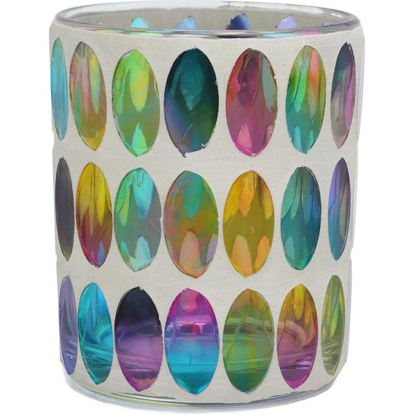 Portacandele A Mosaico, Portacandele In Vetro, Portacandele Tealight, Portacandele Votive, Portacandele In Vetro, Portacandela-image