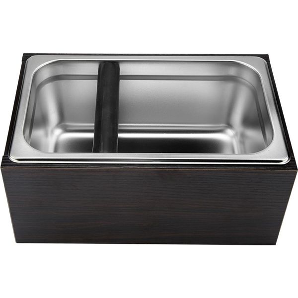 Scatola Per Caffè, Bidone Per Rifiuti Di Caffè, Scatola Per Caffè In Acciaio Inossidabile, Secchio Per Fondi Di Caffè, Contenitore Per Fondi Di Caffè-image