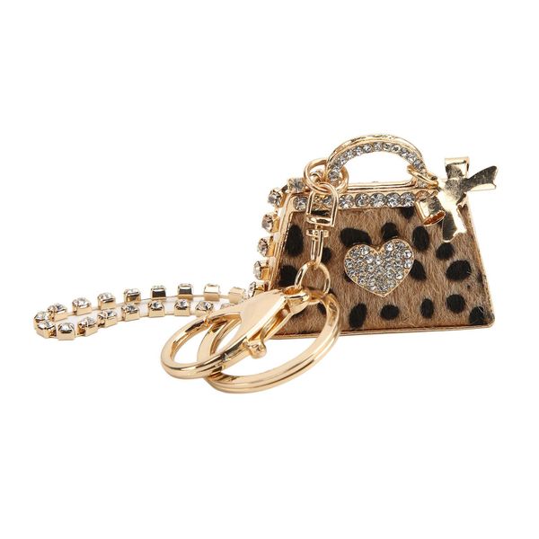Leopardo Borsa Portachiavi, Portachiavi Auto, Portachiavi Carino, Portachiavi Donne, Bracciale Anello Chiave, Catena Chiave-image